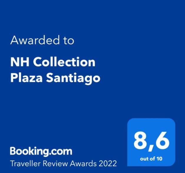 Nh Collection Plaza Santiago Hotel Kültér fotó Booking.com Award